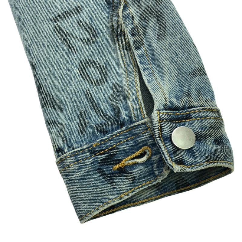 中古】GUESS OVERSIZED DENIM JACKET デニムジャケット M ブルー ゲス  