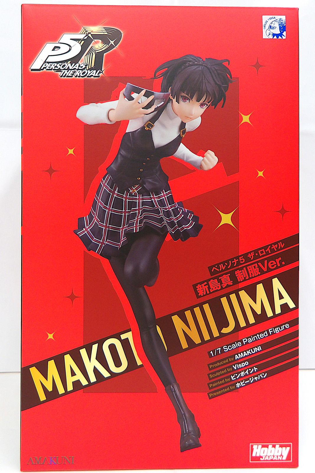 中古】 新島真 制服Ver. ペルソナ5 ザ・ロイヤル 1/7 フィギュア