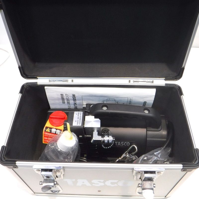 タスコ ウルトラミニツーステージ真空ポンプ TA150SW 美品 ケース付 