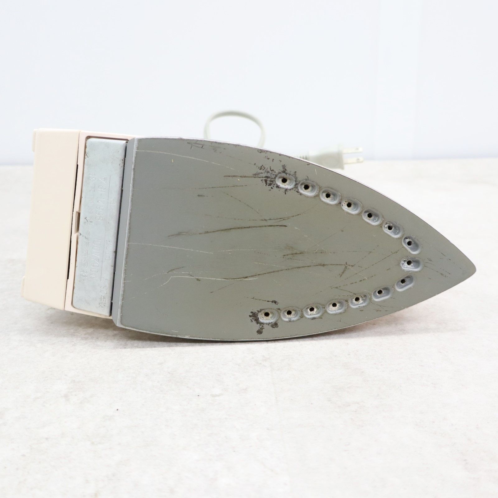 昭和レトロ　鉄製アイロン ◇昭和レトロ/当時物！ 昭和20年代後半｜鉄アイロン｜National