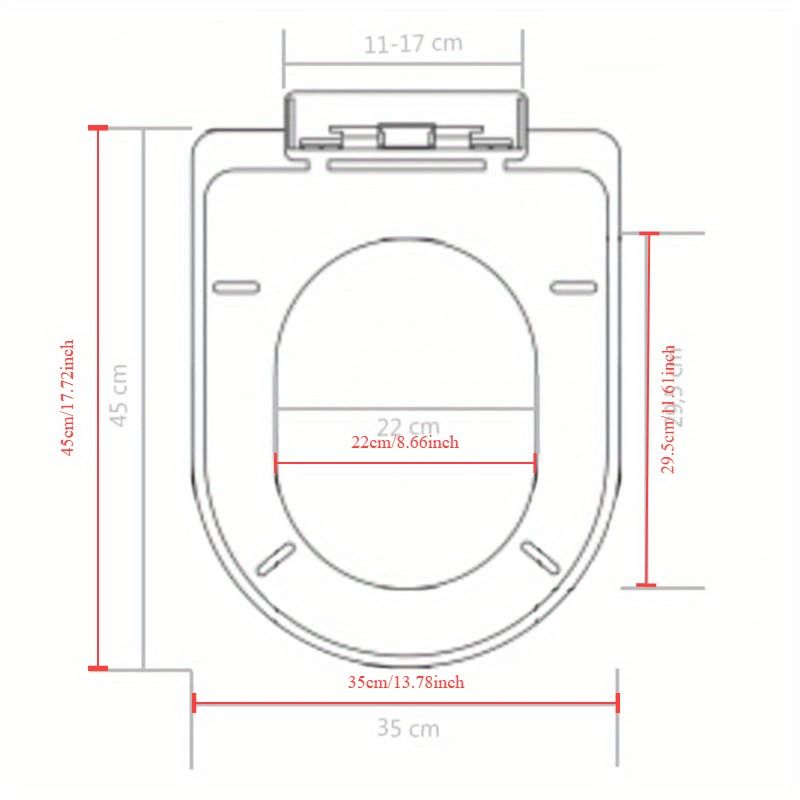 ソフトクローズトイレシートクイックリリースデザインブラック