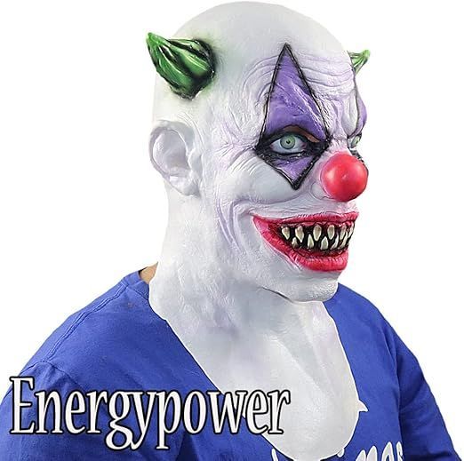 在庫処分】[EnergyPower] 仮装用ピエロマスク ハロウィン