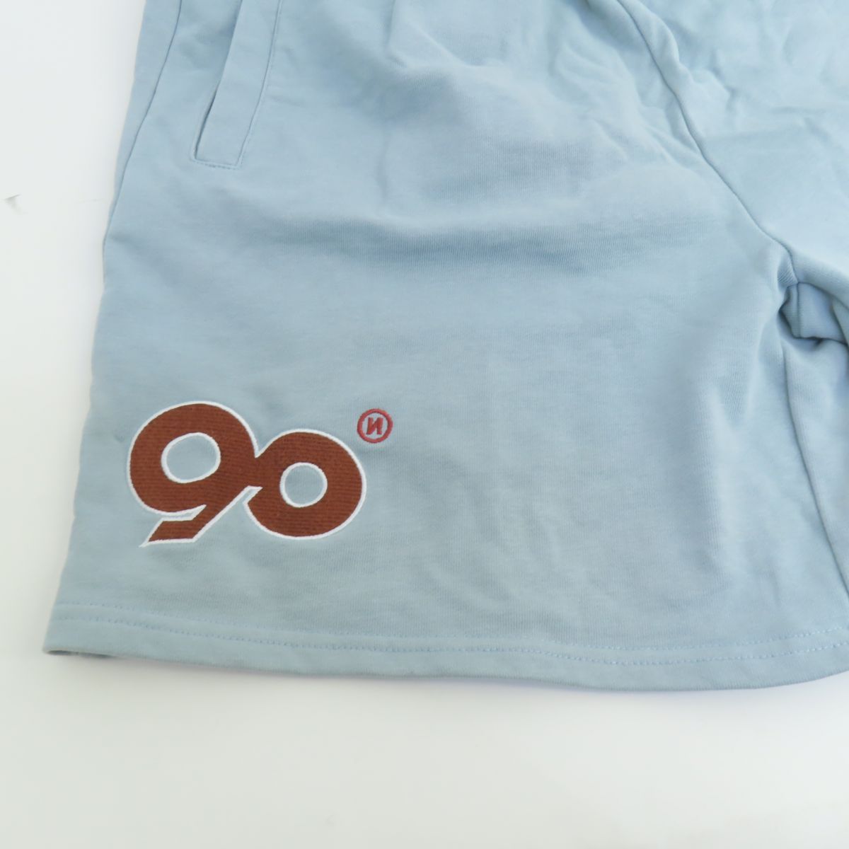 9090 ナインティナインティ 90 Logo Sweat Half Pants