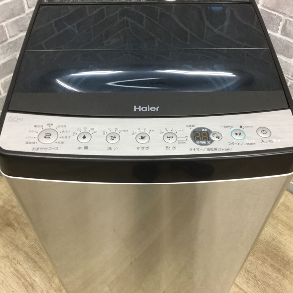 ハイアール Haier 洗濯機 5.5kg JW-XP2C55F-XK 2021年製 - メルカリ