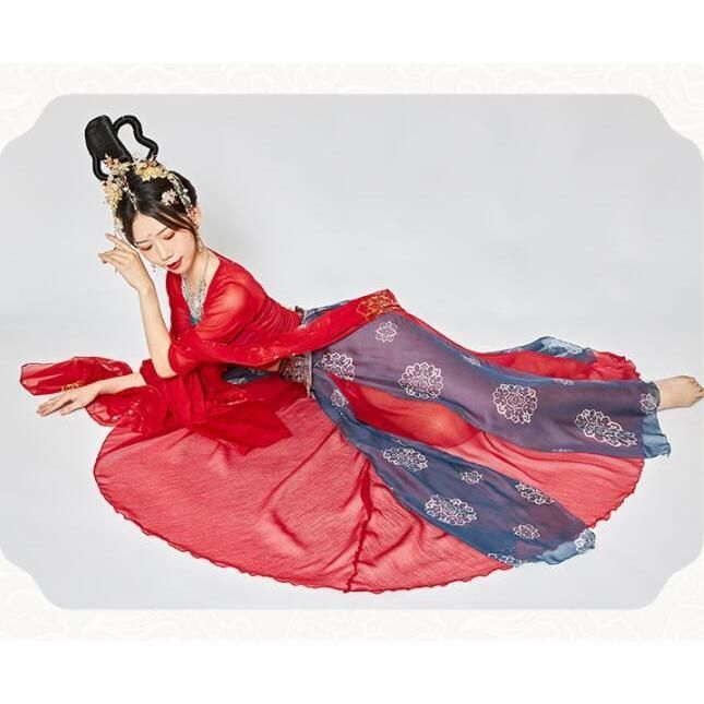 豊富な品揃え。 中華コスプレ衣装 敦煌古典舞踊 ダンス衣装 チャイナ風 飛天 天女 コスチューム 漢服 唐時代 中国風 アラビアン衣装 飄逸 華やか 華流 舞台 ハロウィン BJ0929ML 100％ 品質保障！