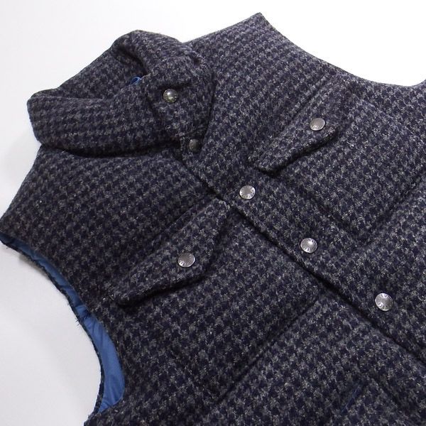 THE NORTH FACE PURPLE LABEL Harris Tweed SHORT SIERRA VEST ND2194N WS ノースフェイスパープルレーベル  ハリスツイード ダウンベスト - メルカリ