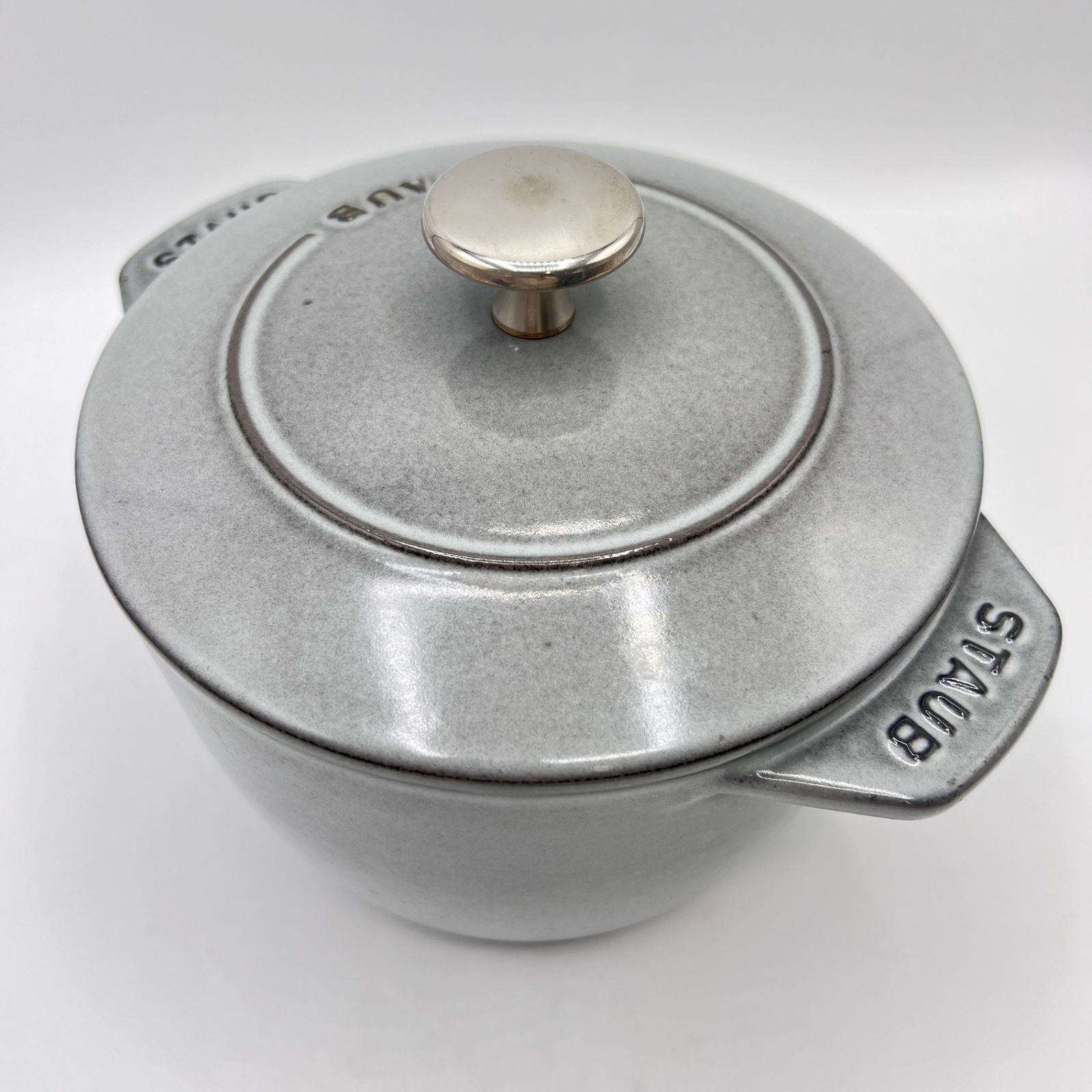 ストウブ ラ・ココット de GOHAN Mサイズ 16cm グレー 40509-703