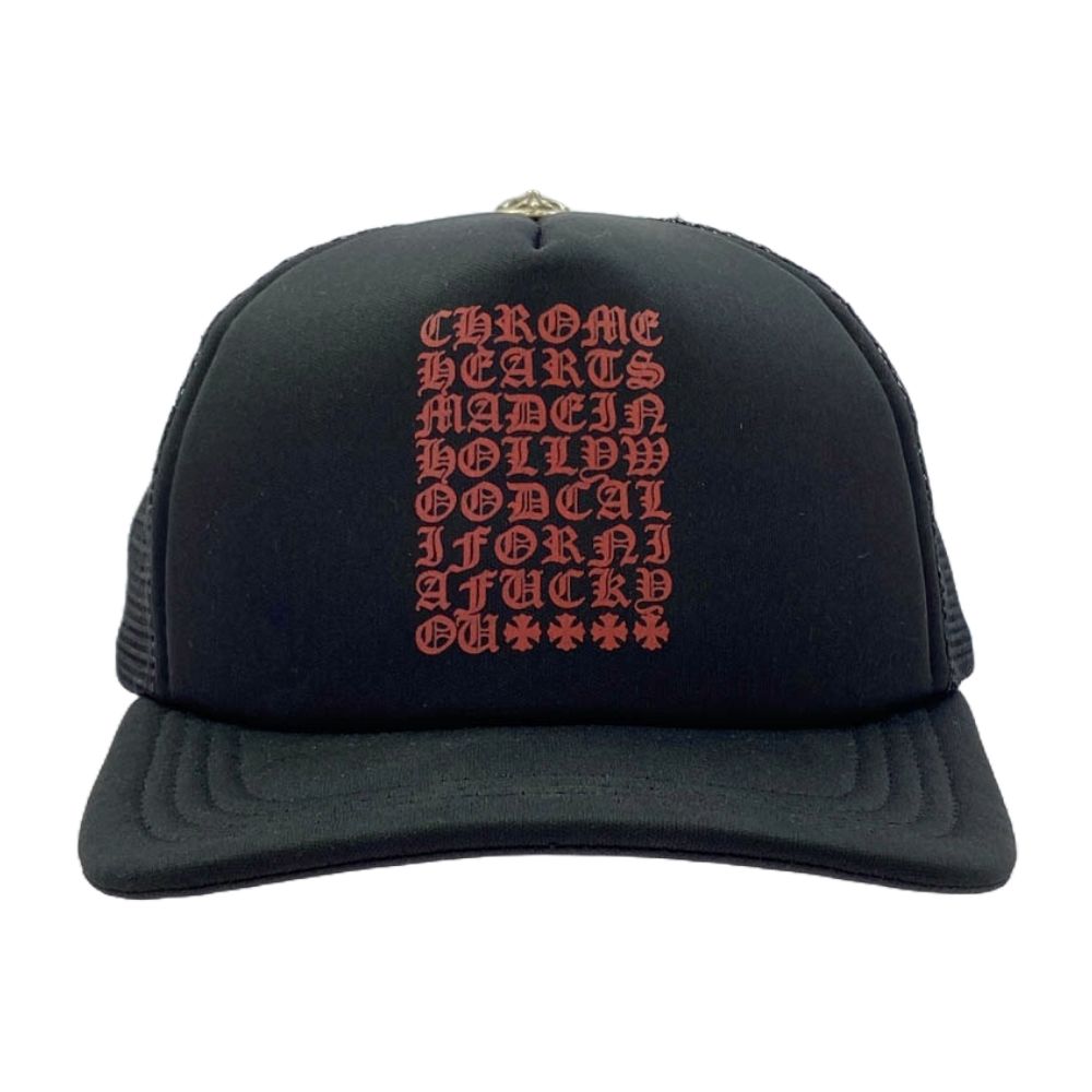 123　正規品　新品未使用　クロムハーツ　トラッカーキャップ　メッシュキャ CHROME HEARTS クロムハーツ 帽子 TRUCKER CAP/トラッカー