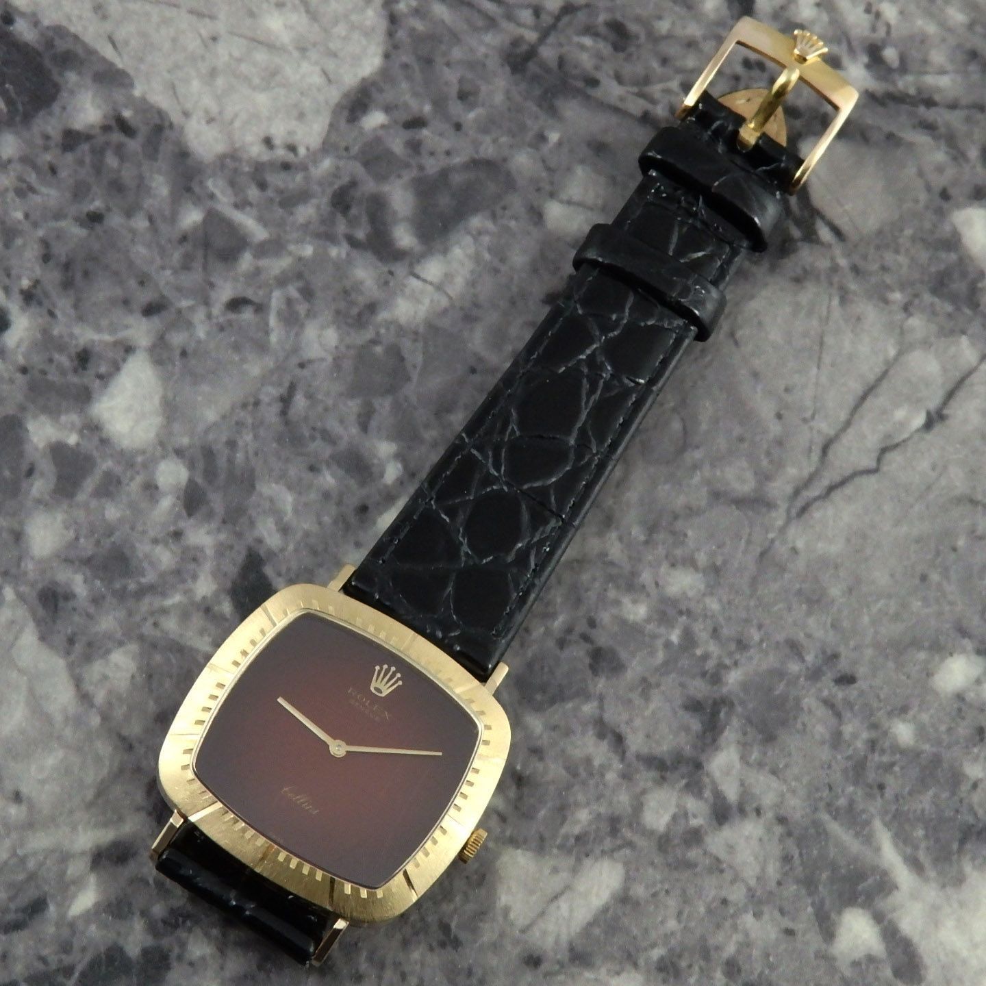 ロレックス アンティーク Cellini チェリーニ メンズ 18KYG 希少