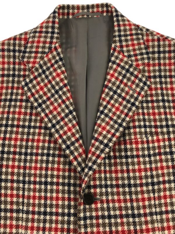 Sartorio サルトリオ モヘヤ混ウールテーラードジャケット レッド