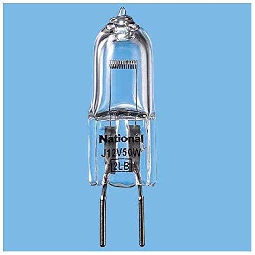 新品・未使用　パナソニック ダイクロハロゲンランプ 12V 50W 6個セット パナソニック ハロゲンランプ 12V 50W形 G6.35口金 クリア J12V50W