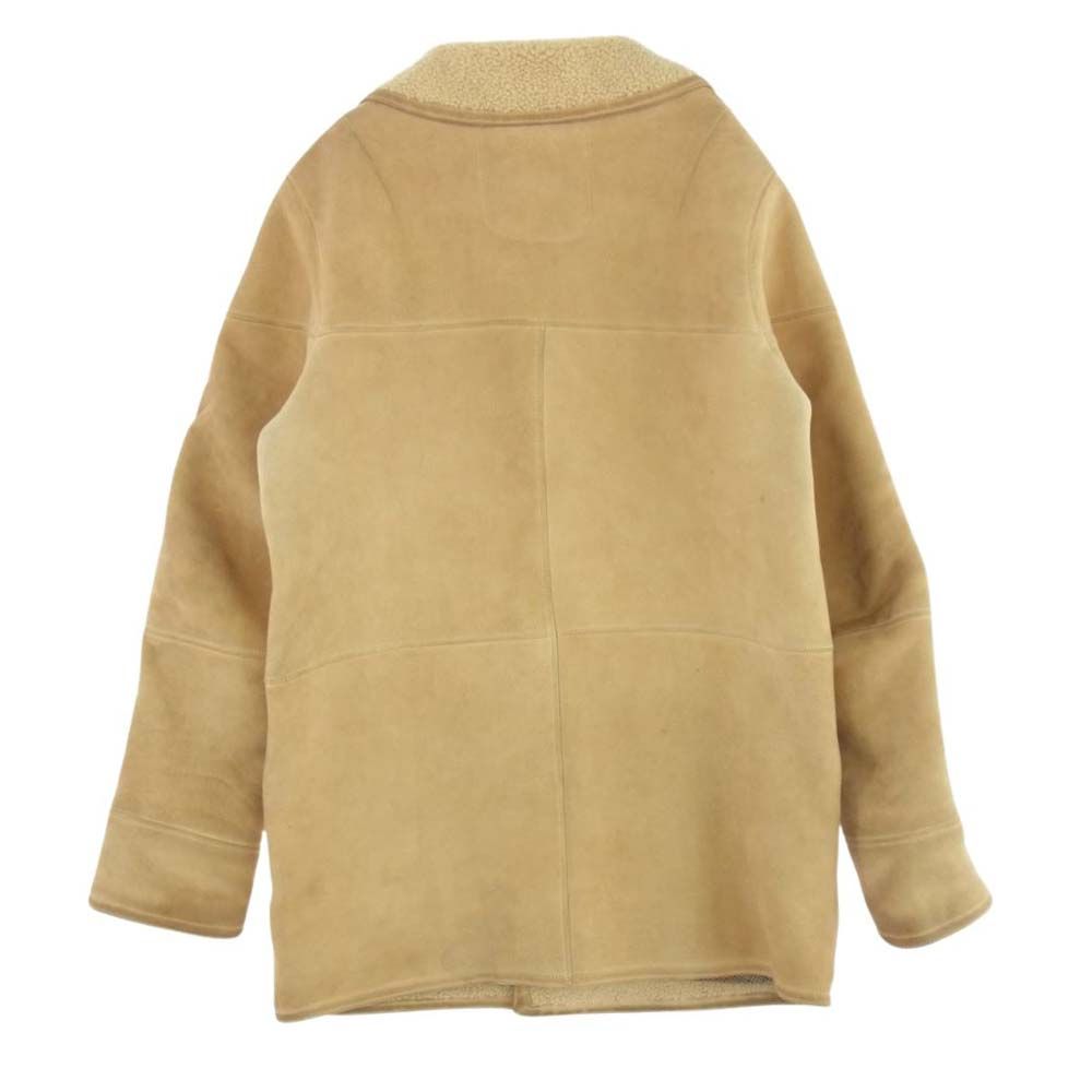 VISVIM ビズビム コート 16AW 0116205014002 イタリア製 PATTON COAT IT リアルムートンレザー コート  ジャケット ベージュ系 3【中古】 - メルカリ