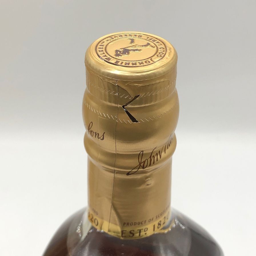 古酒未開栓　ジョニーウォーカー ゴールドラベル 750ml 楽天市場】ジョニーウォーカー ゴールドラベル リザーブ 40度 箱