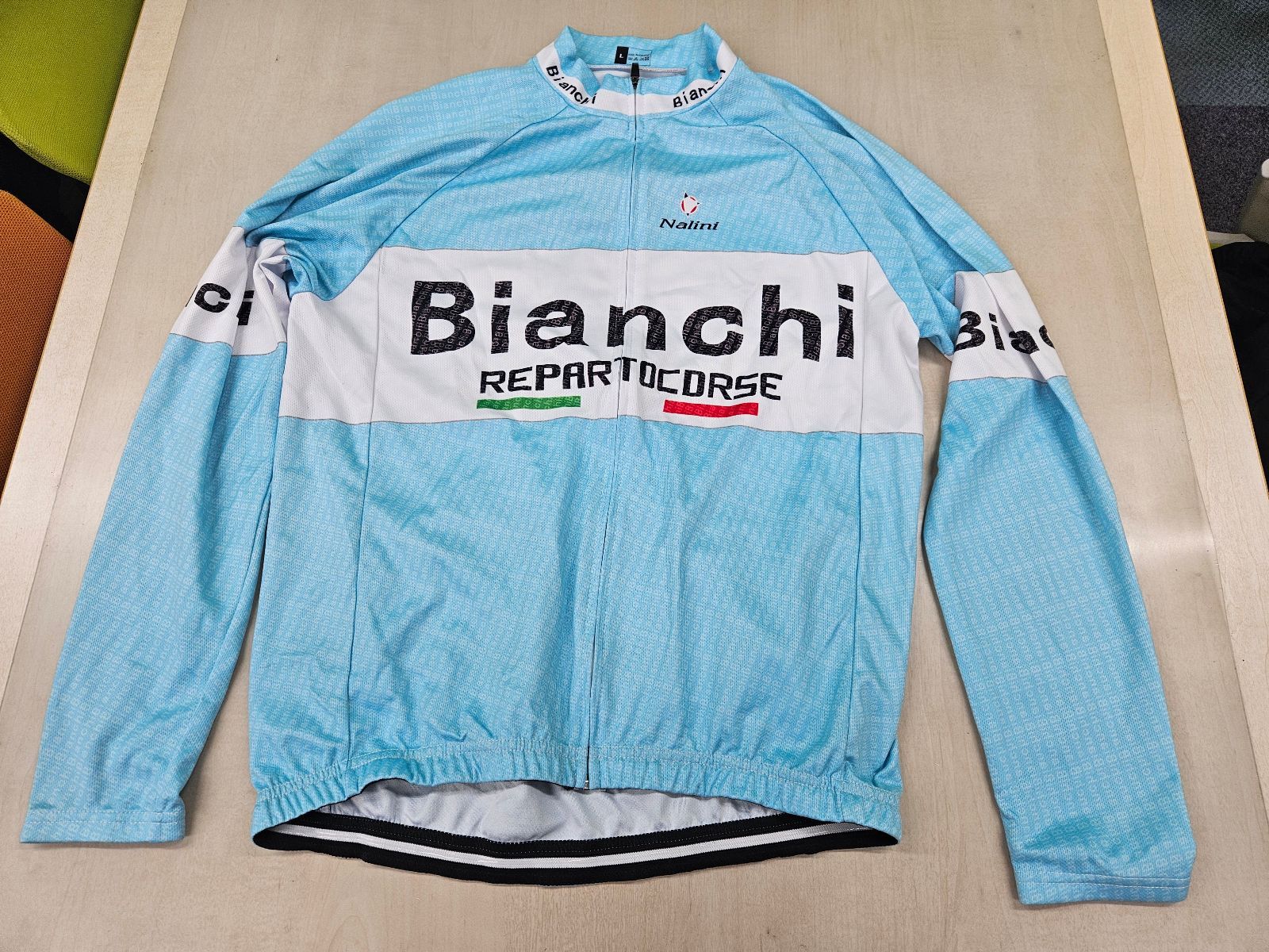 Bianchi ビアンキ ナリーニ サイクルジャージ □ NALINI × BIANCHI size:L ナリーニ ビアンキ サイクルウェア