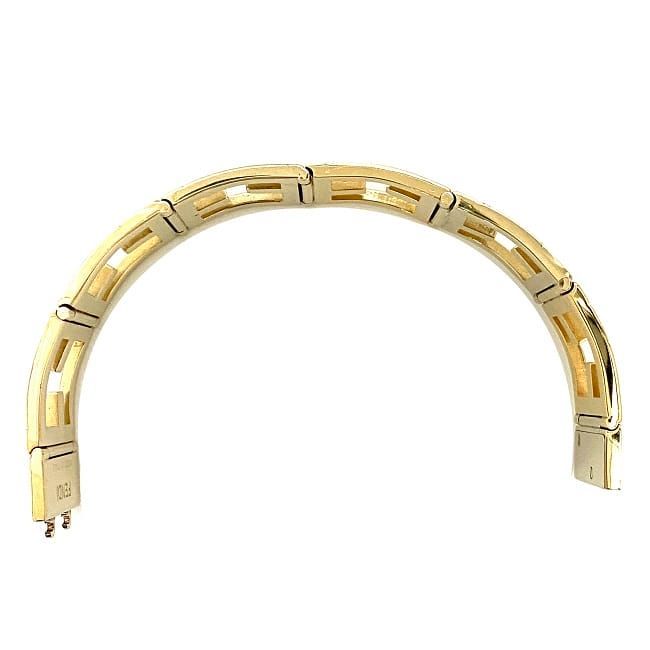 ✨極美品✨FENDI フェンディ　ブレスレット　バングル　 ゴールド　ズッカ柄 フェンディ バングル ゴールド ズッカ 美品 レア GPの高価買取
