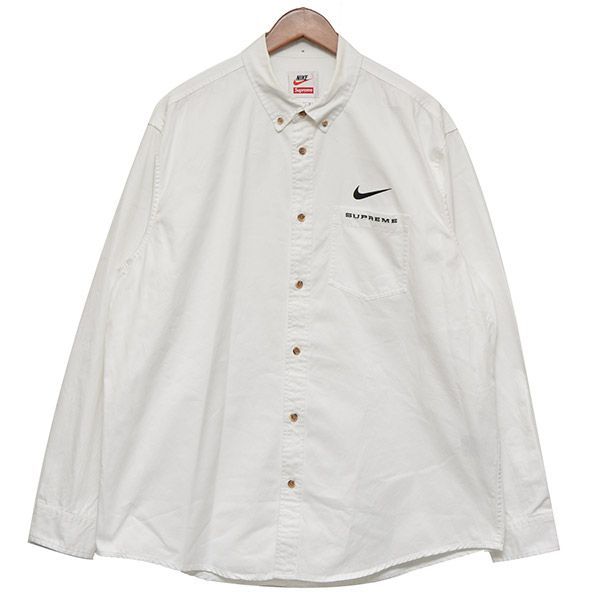 Supreme×NIKE 2021SS Cotton Twill Shirt | agb.md