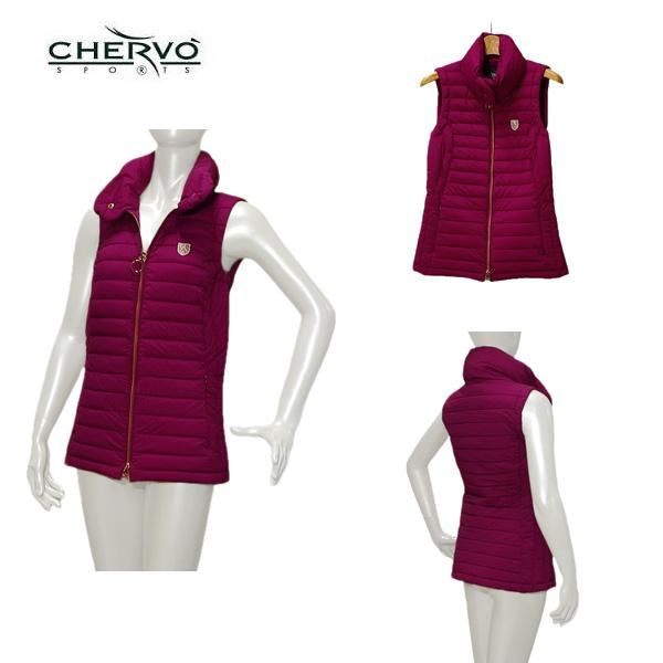 シェルボ CHERVO レディース 秋冬 保温 ストレッチ 中綿ベスト サイズ40 032-41170