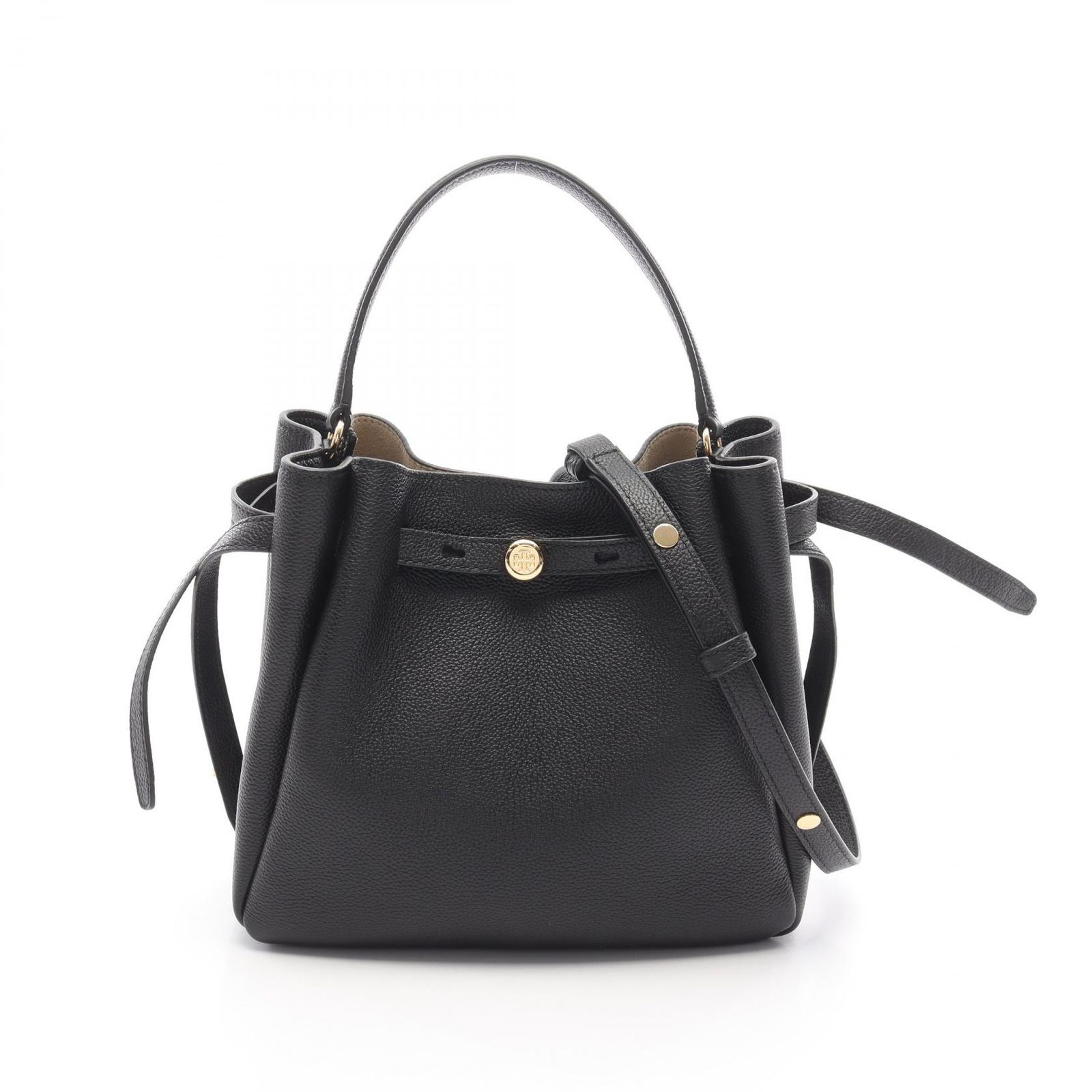 トリーバーチ Tory Burch ハンドバッグ ROMY PEBBLED BUCKET BAG 