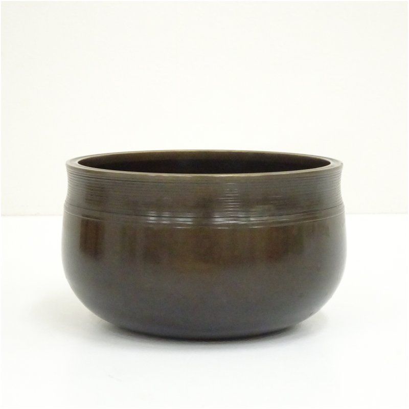 一ノ瀬宗也造 唐銅糸目建水（共箱） 茶道具 茶道 おしゃれ 道具