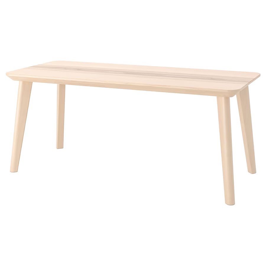 IKEA天然木デスクリーサボーLISABO  118*50*50 LISABO Desk, ash veneer, 46 1/2x17 3/4