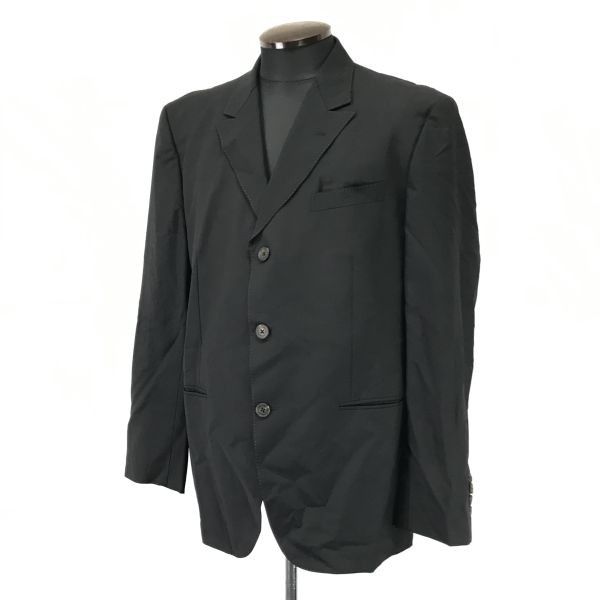 エルメネジルドゼニア テーラードジャケット ベロア ブラック3B 46 Ermenegildo Zegna TROPICAL/エルメネジルドゼニア☆春秋