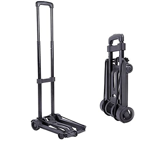 在庫処分　買い物 引越し 固定ロープ付属 防災用品 耐荷重50kg ハンドキャリー 家庭用 軽量 折りたたみ式 旅行用 小型台車 Paulele（パウレレ）キャリーカート