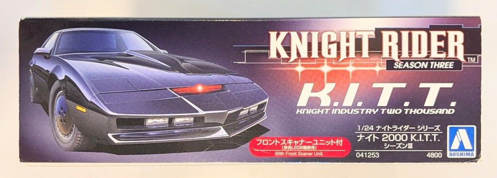 SCANNER - 1/24 ナイト2000 K.I.T.T. シーズンIII(フロントスキャナーユニット付) ナイトライダーシリーズ プラモデル(041253) アオシマ 1/24 ナイトライダー ナイト 2000 K.I.T.T. シーズンIII