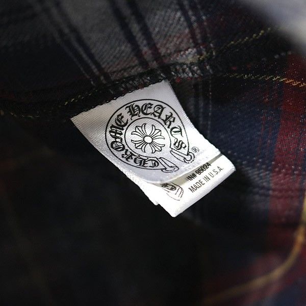 CHROME HEARTS 銀座店 クロムハーツ フローラル ボタン チェック