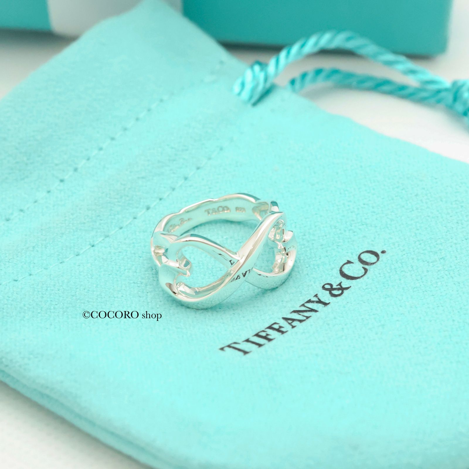 Tiffany & Co. パロマ・ピカソ ダブルラビングハートリング TIFFANY&Co. 並行輸入品 TIFFANY ティファニー リング パロマ
