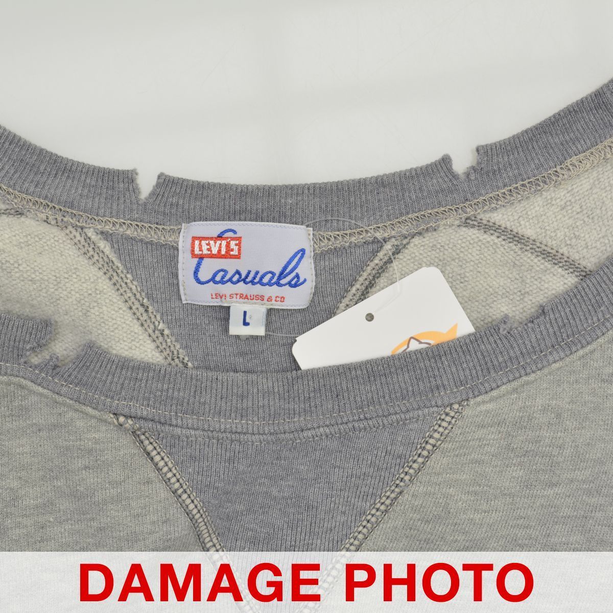 リーバイス LVC 90s スウェット L イタリア製 ヴィンテージクロージング 2025年最新Levi\u0027s vintage clothing メンズ トレーナー・スウェット