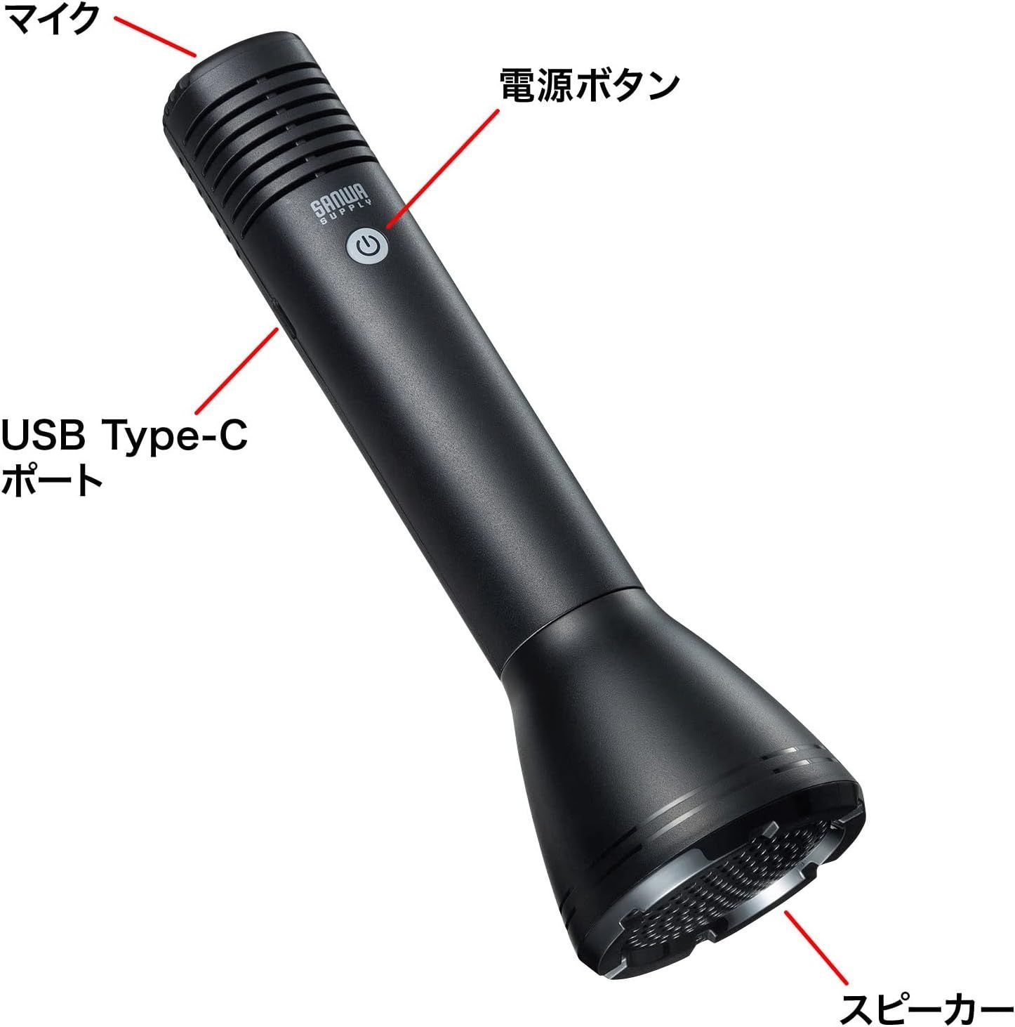 ハンドマイク型拡声器スピーカー