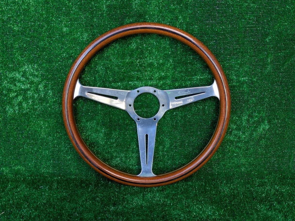 NARDI ナルディ TORINO 当時物 レトロ ビンテージ　現状品 Yahoo!オークション - ビンテージ 当時物【NARDI】ウッド