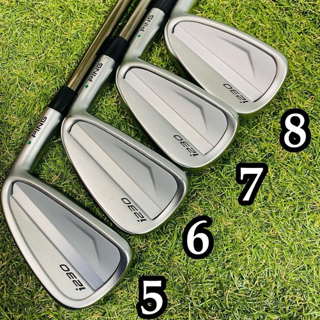 良品】初心者推奨 ピン i230 緑ドット メンズアイアンセット 7本 S