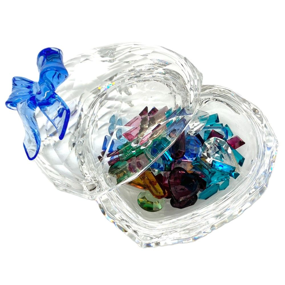 スワロフスキー スイート ハートジュエルボックス　置物 Amazon.co.jp: スワロフスキー クリスタル スイートハート ジュエル