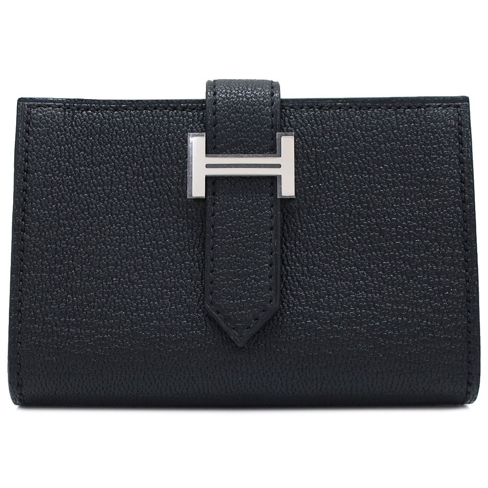 2891 ルイヴィトン エピ ブラック 三つ折り財布 エリーズ Wホック ルイ