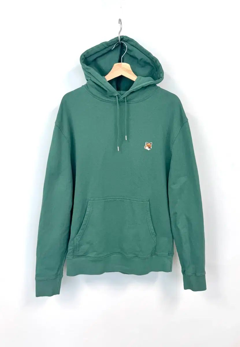 MAISON KITSUNE Maison Kitsuné メゾンキツネ 緑 エメラルド カラー フード スウェットシャツ