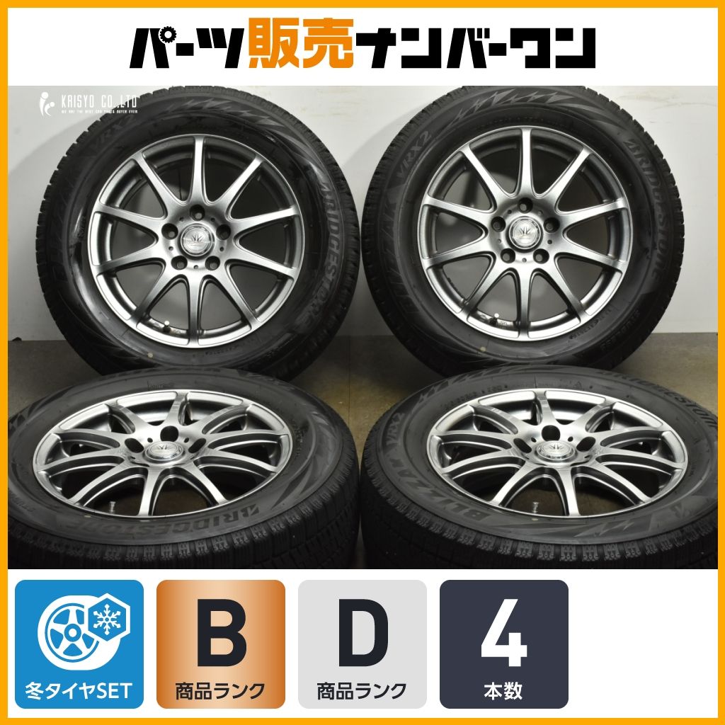 品 ロクサーニ RS 16in 6.5J 53 PCD114.3 ブリヂストン ブリザック VRX2 215 60R16 オデッセイ ヴェゼル カムリ エスティマ CX-3
