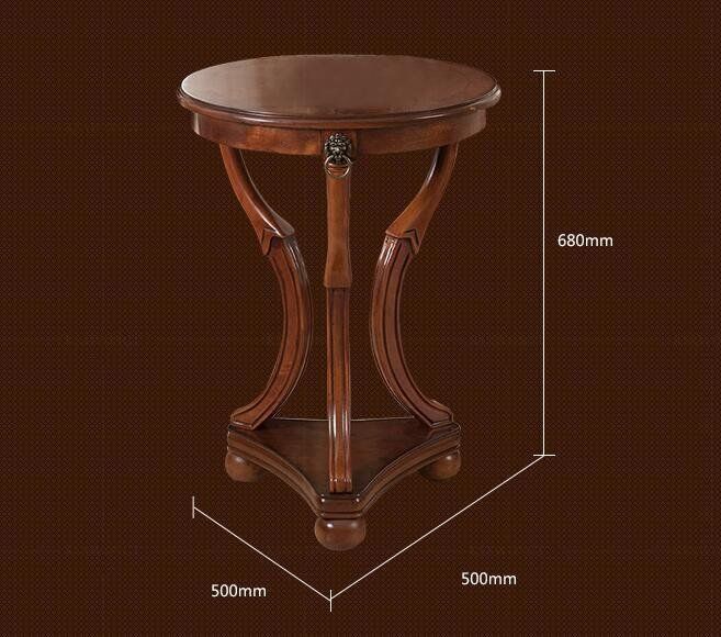 高品質 家具 木制 アンティーク調デザイン 電話台 テーブル 花台リビング 玄関テーブル サイドテーブル