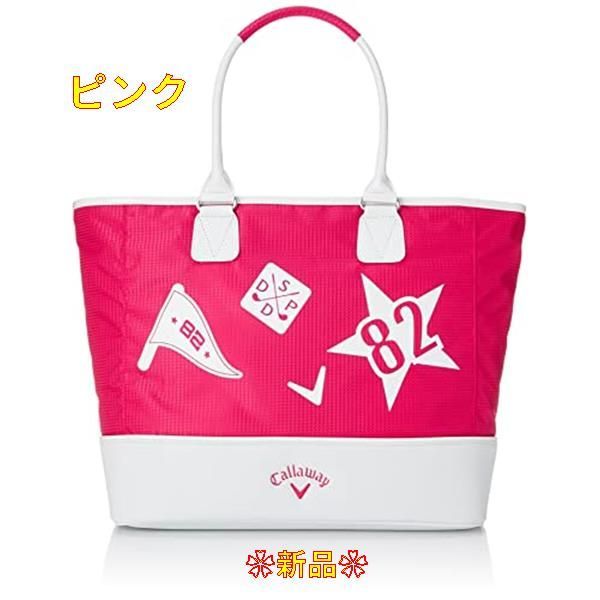 【新品未使用】ピンク キャロウェイ(Callaway) トートバッグ HAPPY TOTE WMS ピンク レディース W470mm x H340mm  x D170mm