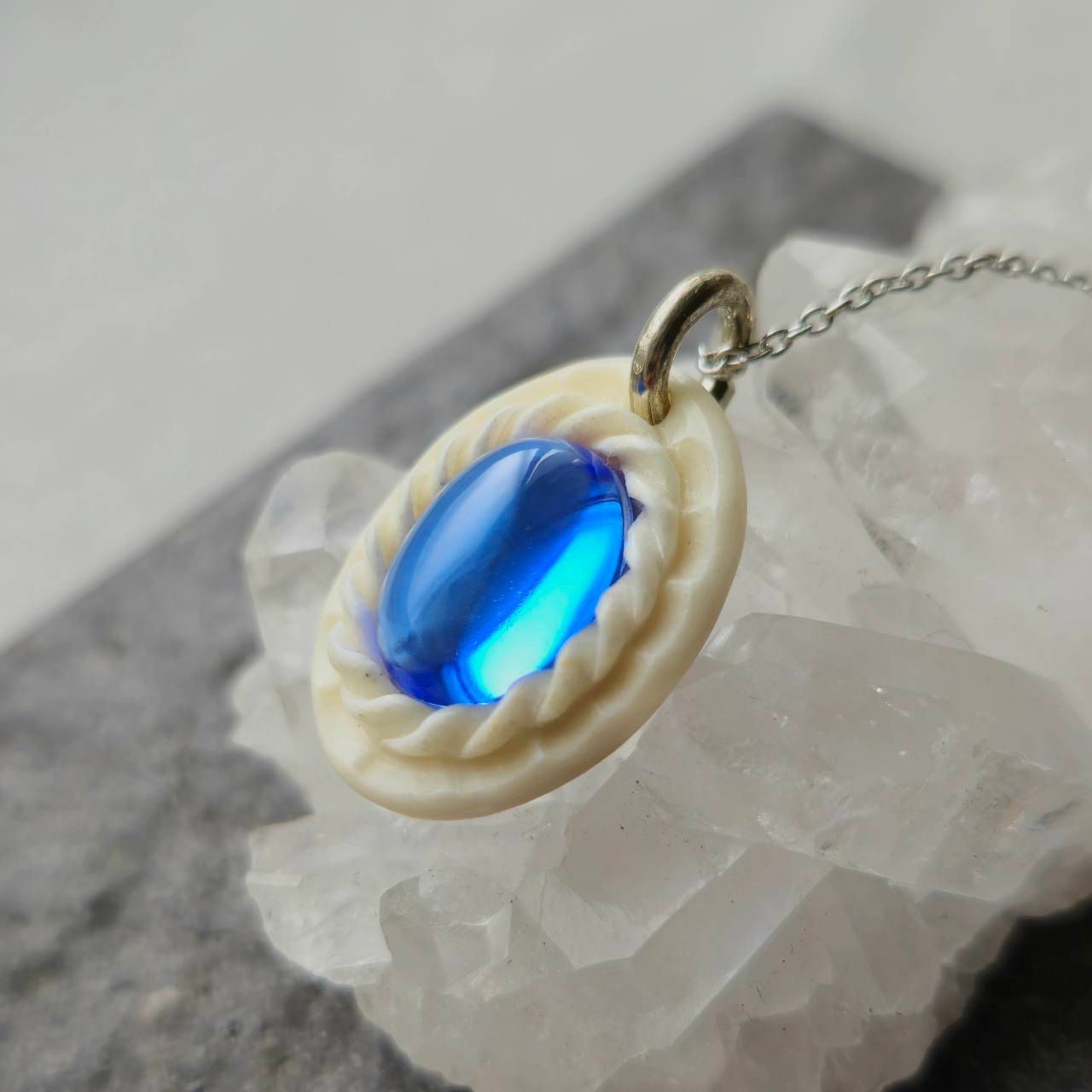 strong void leather necklace シルバーours strong void ネックレス