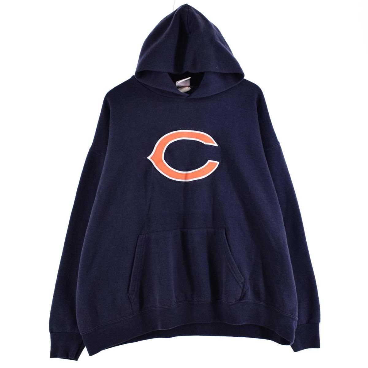 古着 NFL Chicago Bears シカゴベアーズ スウェットプルオーバーパーカー メンズXXL/eaa289778