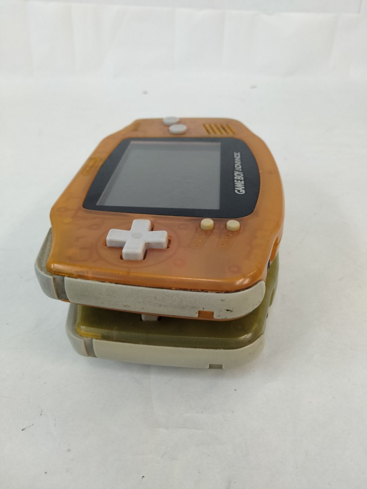 訳あり 任天堂 ゲームボーイアドバンス 本体2台 AGB-001 オレンジ