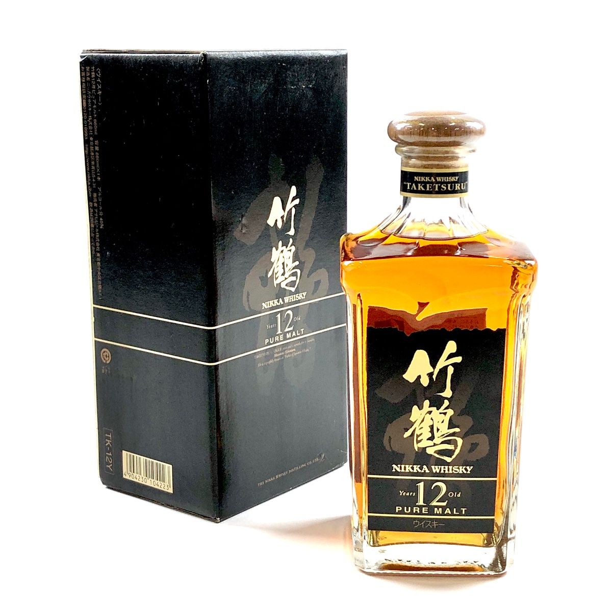 東京都内限定発送】 ニッカ NIKKA 竹鶴 12年 ピュアモルト 角瓶 660ml