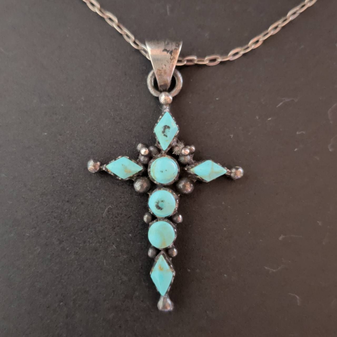 シルバー925 十字架 ネックレス