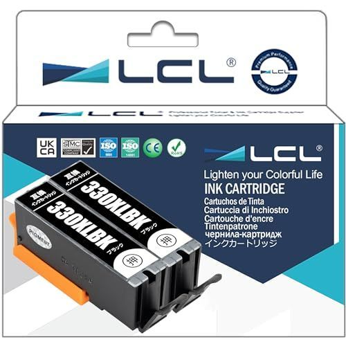 大容量_顔料ブラック LCL Canon用 キャノン用 BCI-330 BCI-330XL BCI-330PGBK BCI-330XLPGBK 顔料  増量 (2パック PGBK) 互換インクカートリッジ 対応機種：PIXUS TS8530 TS8630 TS8 - メルカリ