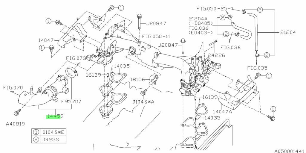 ●未使用 SUBARU スバル GD GG SG インプレッサ WRX Sti 純正 インテークパイプ 吸気パイプ ホース エアーインテーク EJ20 フォレスター