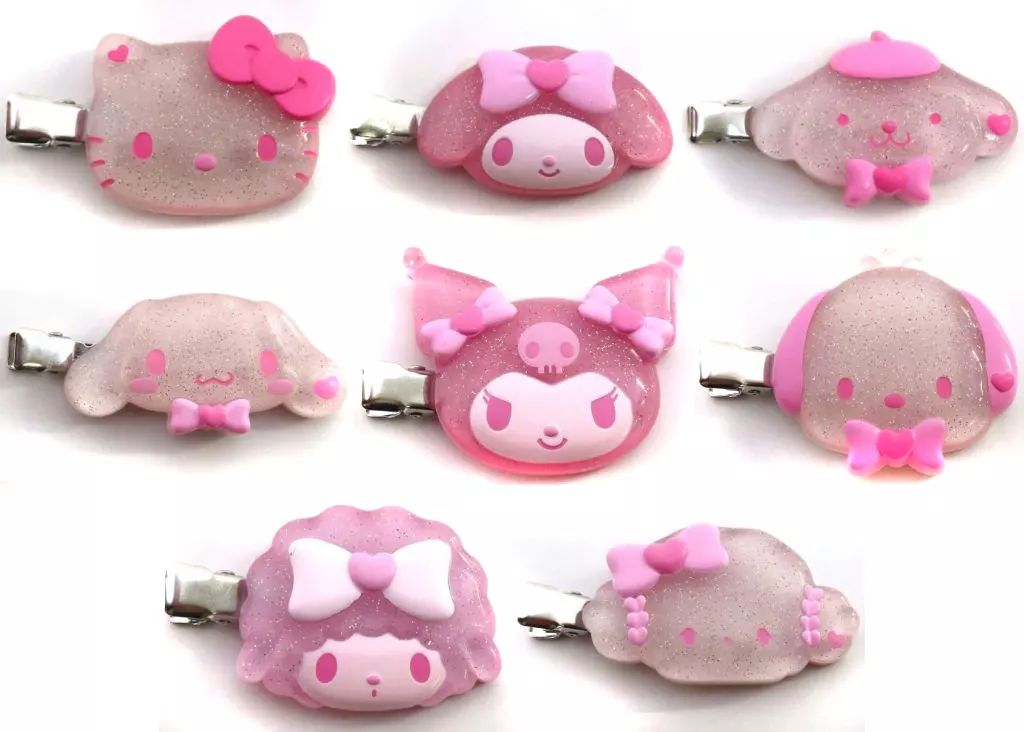 サンリオ さくら シークレット前髪クリップ 1箱(8個入) サンリオ(SANRIO) シークレット 前髪クリップ さくら 単品 1個