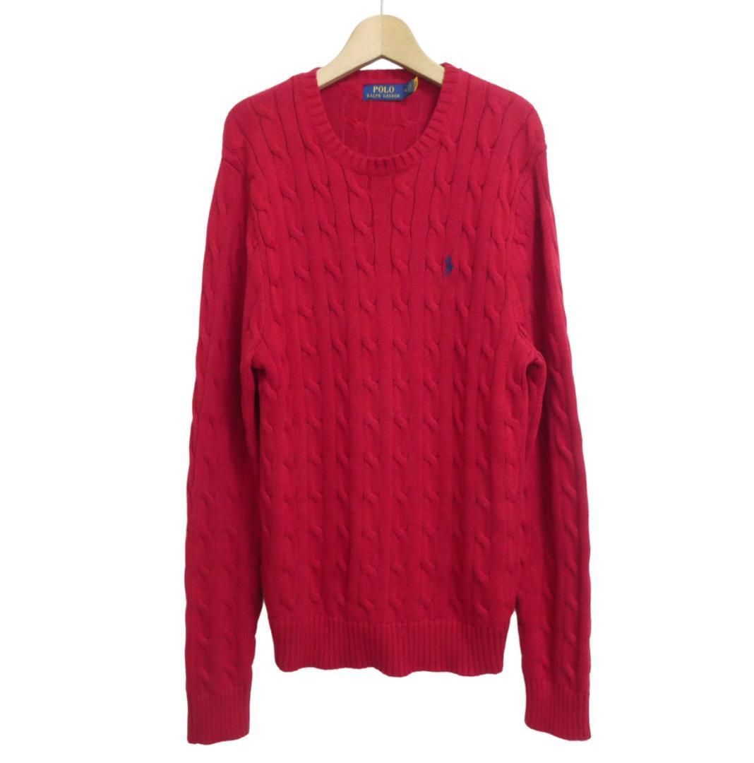 極美品 POLO RALPH LAUREN ポロラルフローレン サイズM ケーブルニット