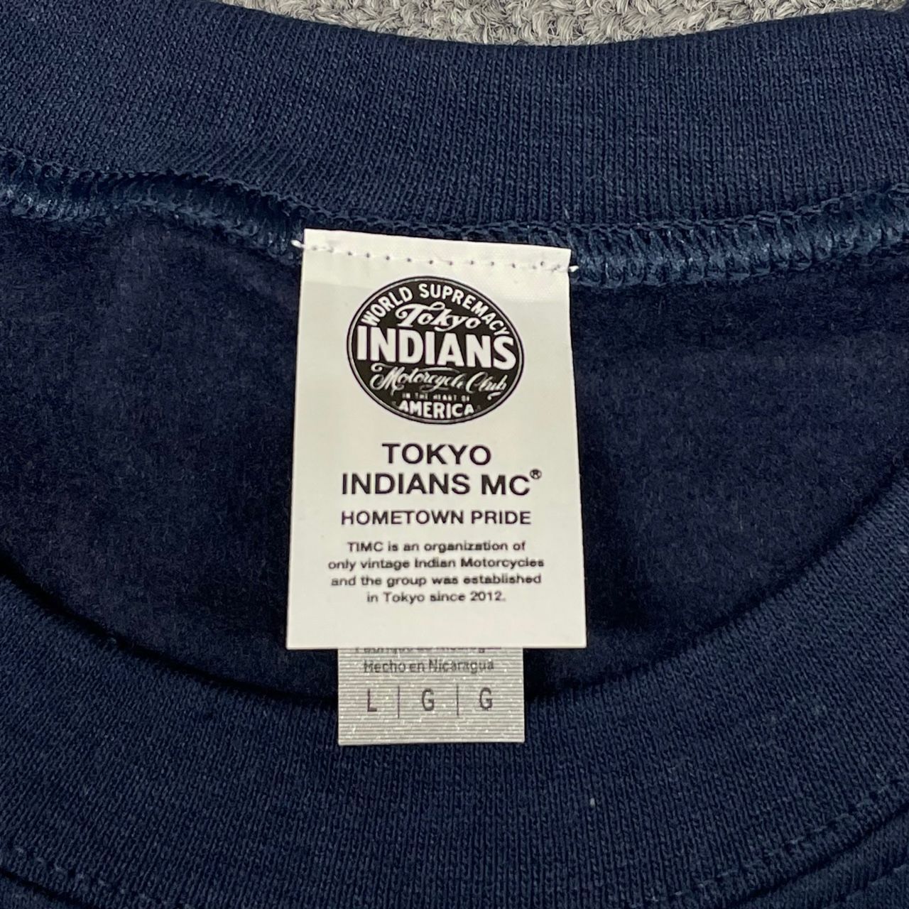 TOKYO INDIANS MC 22AW クルーネック スウェット 東京インディアンズ L