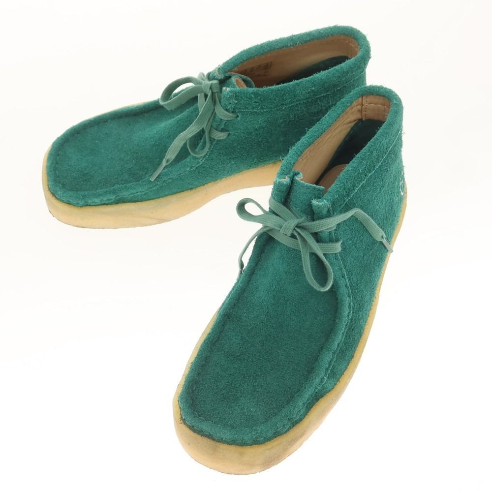 【中古】クラークス Clarks × Hidden NY スエード ワラビーブーツ グリーン【サイズUK7 1/2】【メンズ】